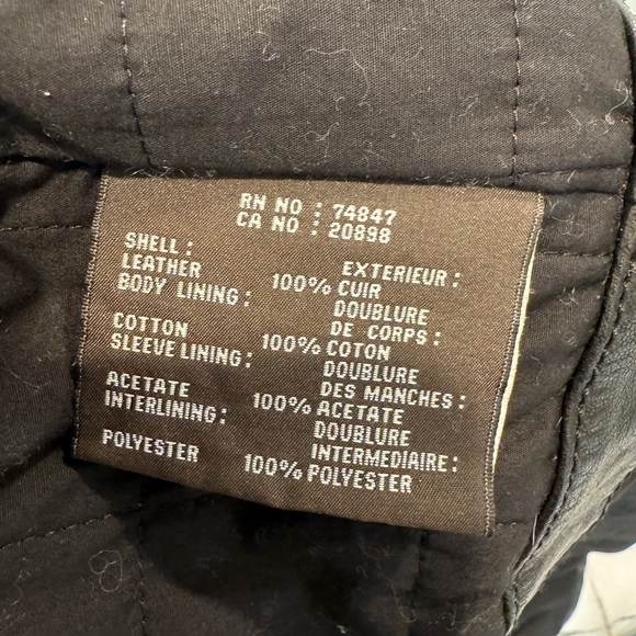 Andrew Marc Leather Jacket sz M - Picture 6 of 9